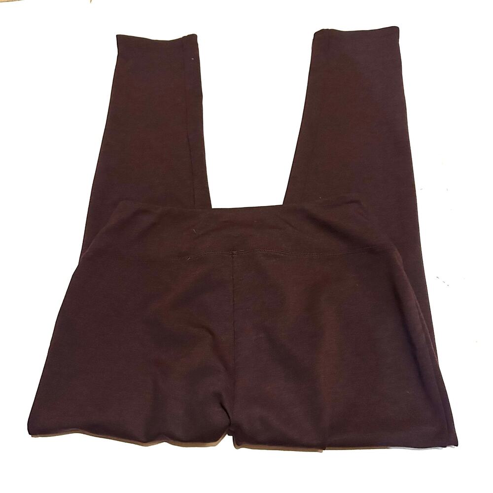 APT. 9 Dark Red Maroon Ankle Zip Career Pants Women's Large